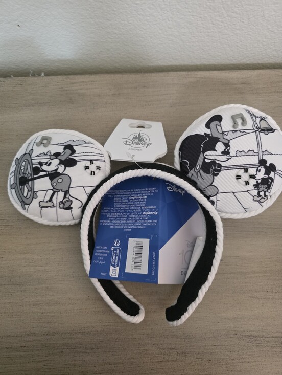 Disney Accessories - Disney Steamboat WILLIE MOUSE EARS NWT